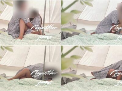 คลิปโป๊ PLAYWITHHER1995 เล่นเสียวเย็ดในเต็นท์ได้สุดเหวี่ยง นอนแอ่นหีซอยหีเย็ดจนน้ำออก ควยใหญ่แหย่หีซอยไม่หยุด เสียบสดๆเอากันน้ำแตกคารู