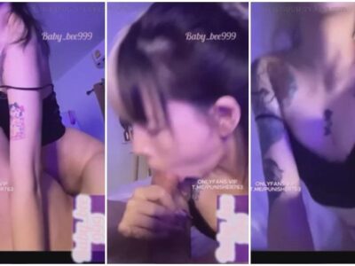 คลิปหลุด Onlyfans baby_bee999 น้องบีหุ่นดีหน้าตาน่ารัก ถ่ายคลิปเย็ดกับแฟนลง Onlyfans ขึ้นขย่มควยให้แฟนเอวดีสุดๆ